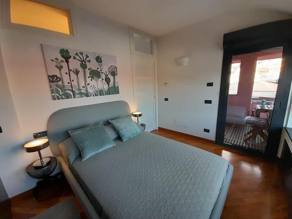 شقة Bilocale Vista Mare Con Terrazzo-Porto Antico- Parcheggio Scontato جنوة المظهر الخارجي الصورة