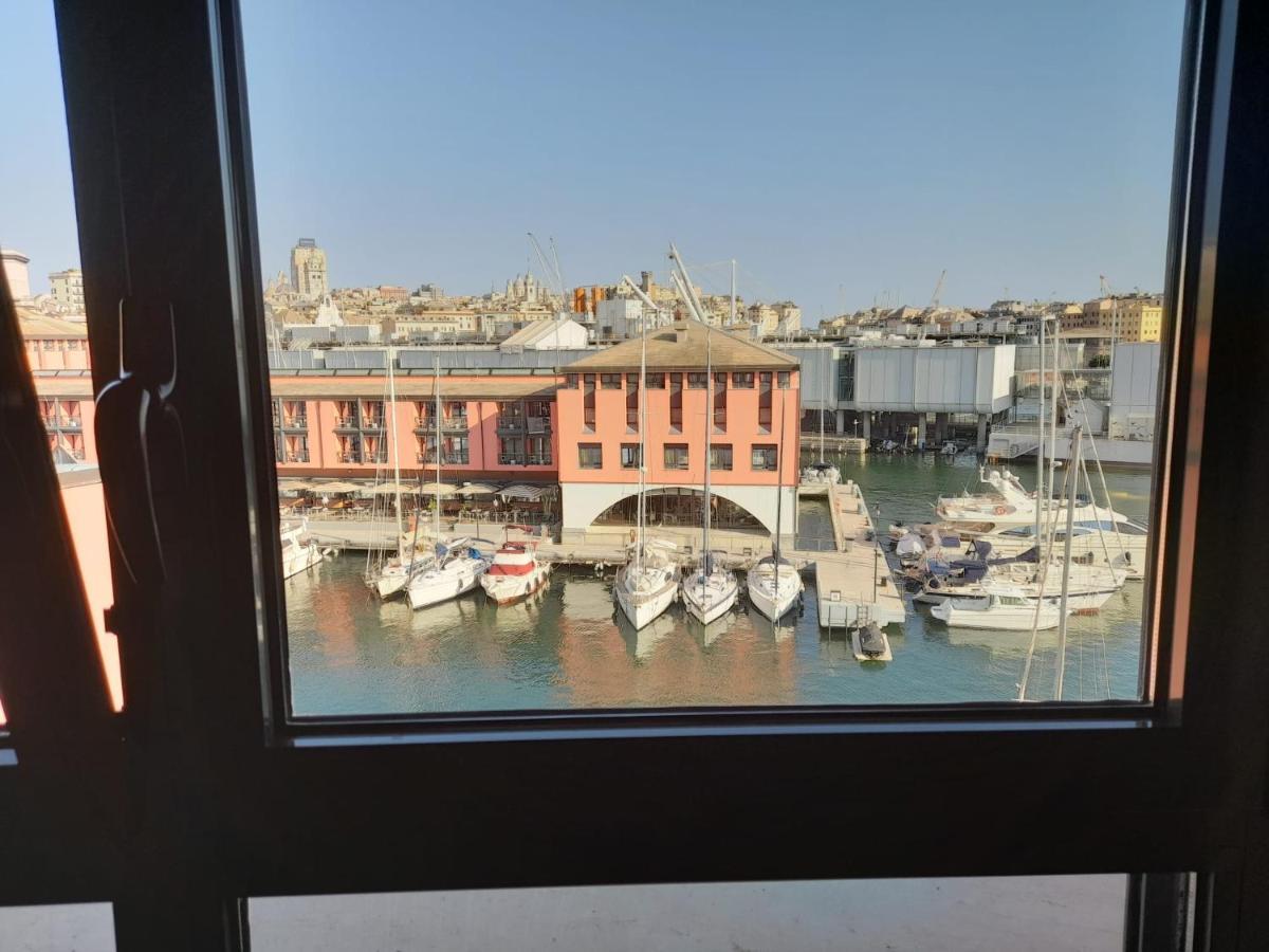 شقة Bilocale Vista Mare Con Terrazzo-Porto Antico- Parcheggio Scontato جنوة المظهر الخارجي الصورة